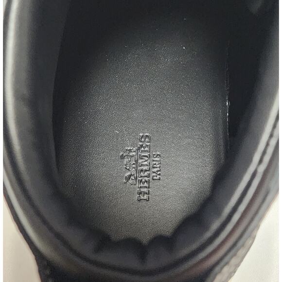 Authentic Hermes Freestyle Leather Sneakers Shoes sz 46 US 12 13 w dust bag - Picture 7 of 12